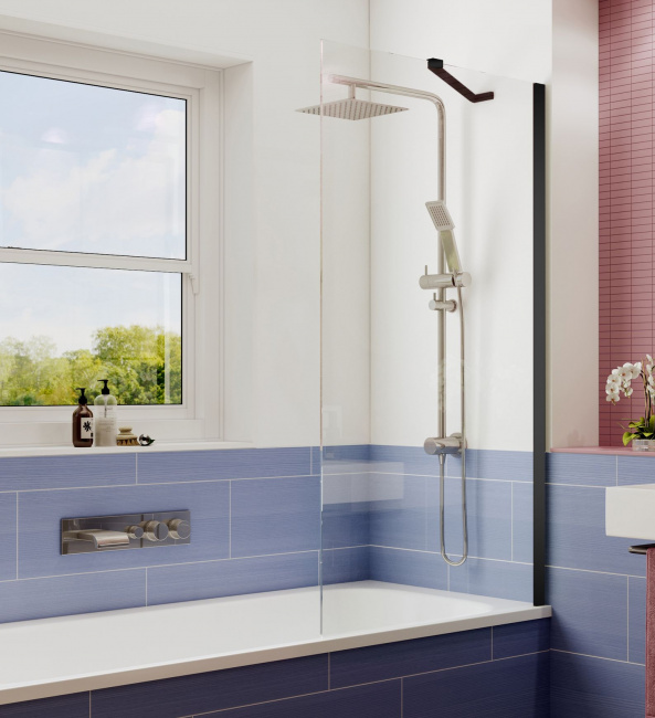 Шторка на ванну Ambassador Bath Screens 80x140 стекло 16041207 (Германия) - фото2