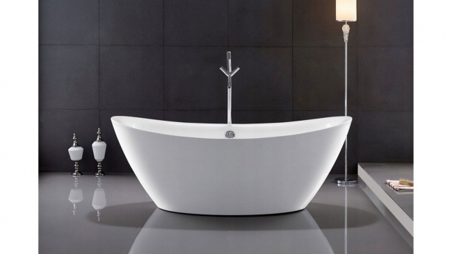Отдельностоящая акриловая ванна Rea Ferrano 160x80 (Польша) - фото2