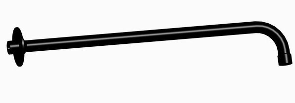 Кронштейн для верхнего душа 40 см черный Rav-Slezak MD0150CMAT (Чехия) - фото