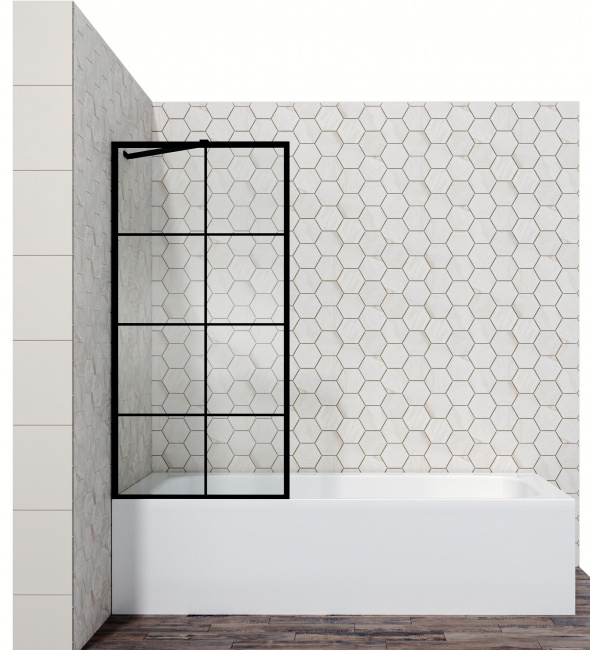 Шторка на ванну Ambassador Bath Screens 70x140 стекло 16041208 (Германия)