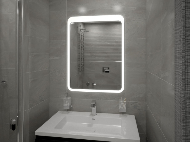 Зеркало Континент Lacio LED 60х80 (Россия) - фото2