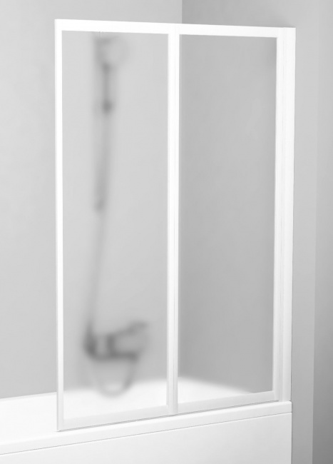 Шторка для ванны Ravak VS2 105 белый/грейп 796M0100ZG 105x140 (Чехия)