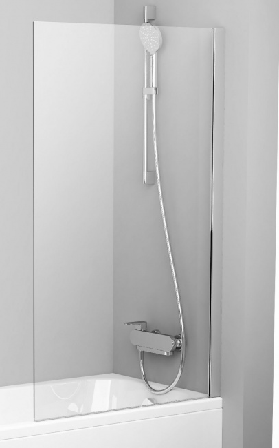 Шторка на ванну Ravak PVS1-80 хром/прозрачное 79840C00Z1 80x140 (Чехия)