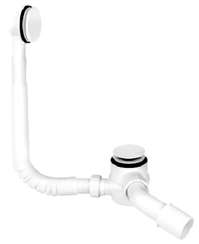 Сифон для ванны McAlpine HC2600CL-WH белый (Великобритания)