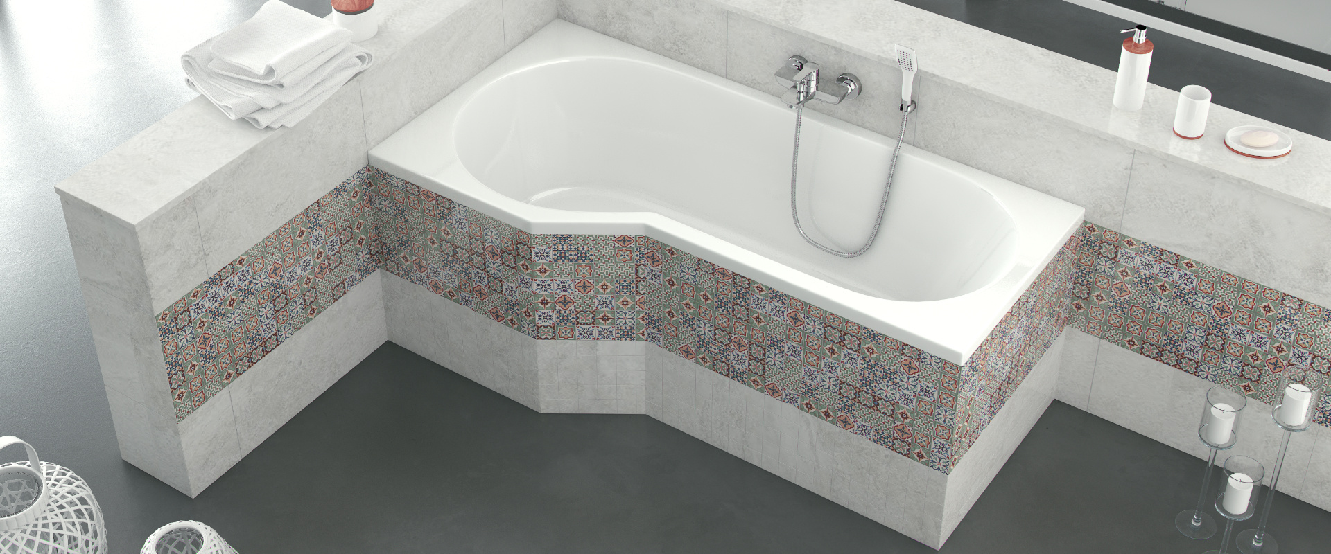 Ванна акриловая Excellent Be Spot 160x80x43 правая (Польша) - фото3