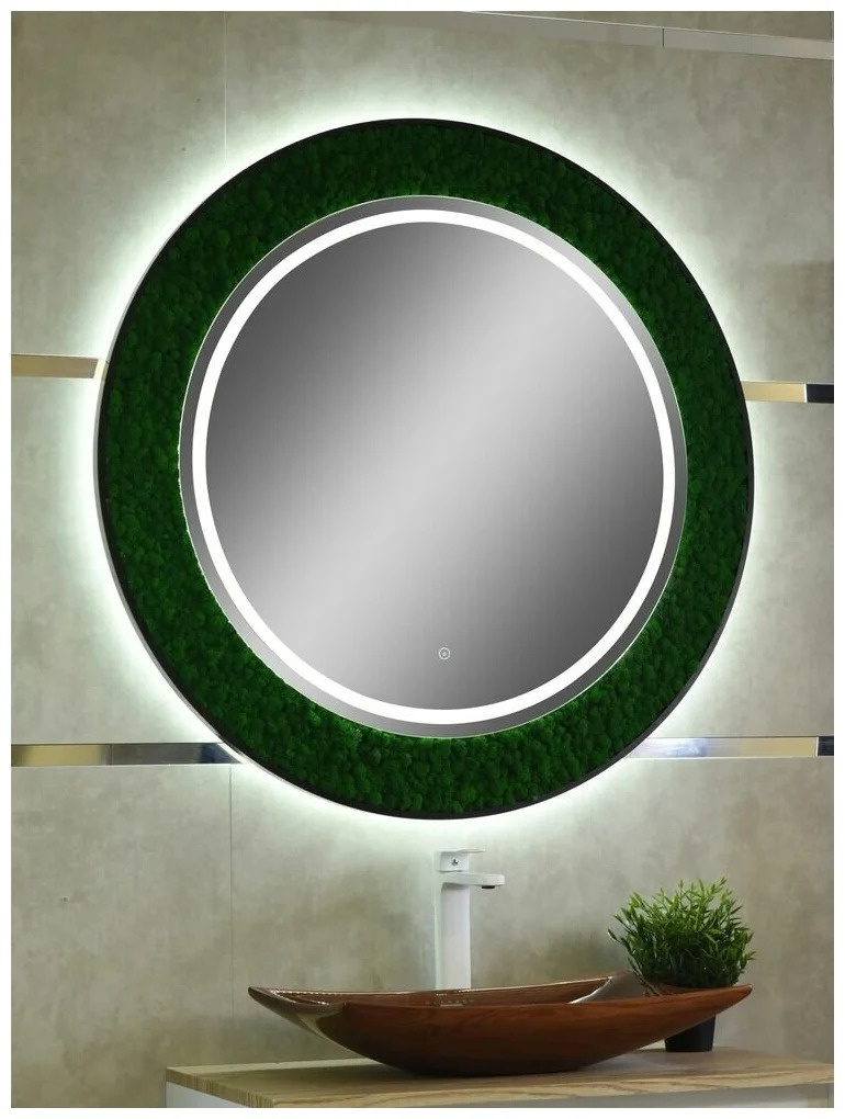 Зеркало для ванной Континент Forest LED D800 (Россия) - фото3