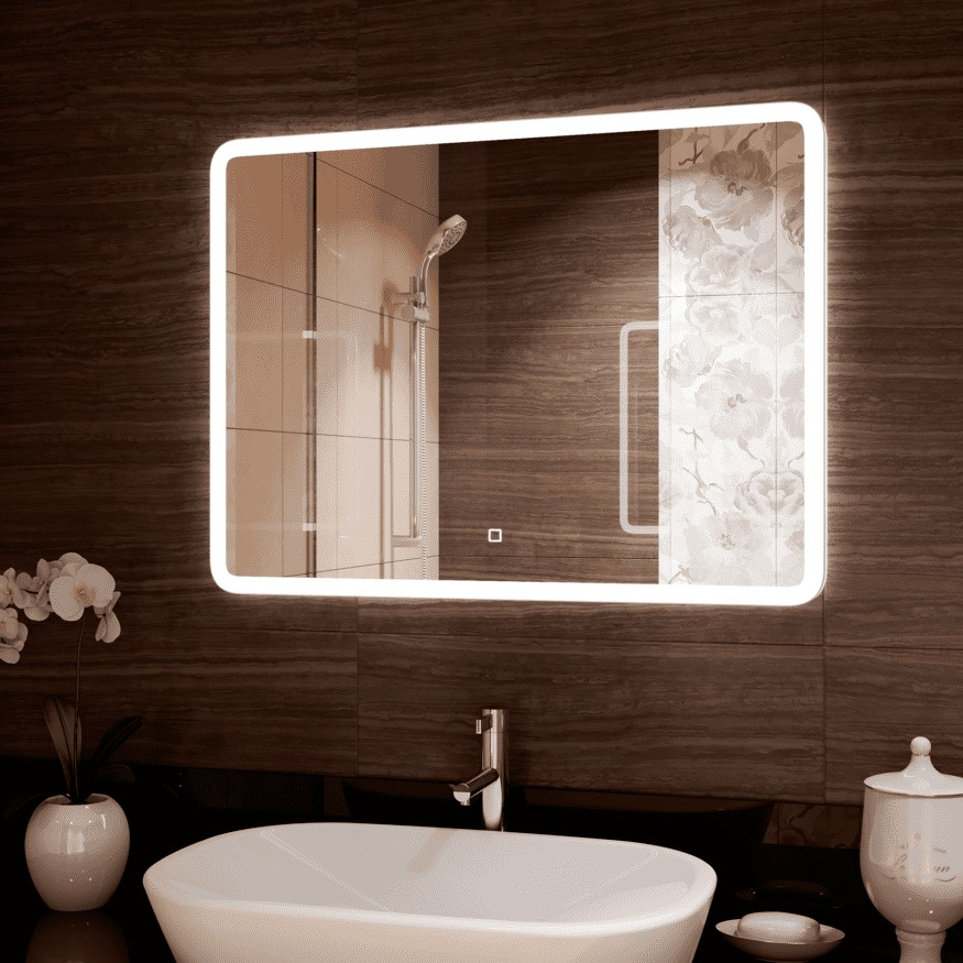 Зеркало для ванной Континент Demure LED 90x80 (Россия) - фото