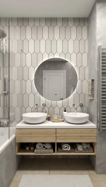Зеркало для ванной Континент Ajour LED D645 (Россия)