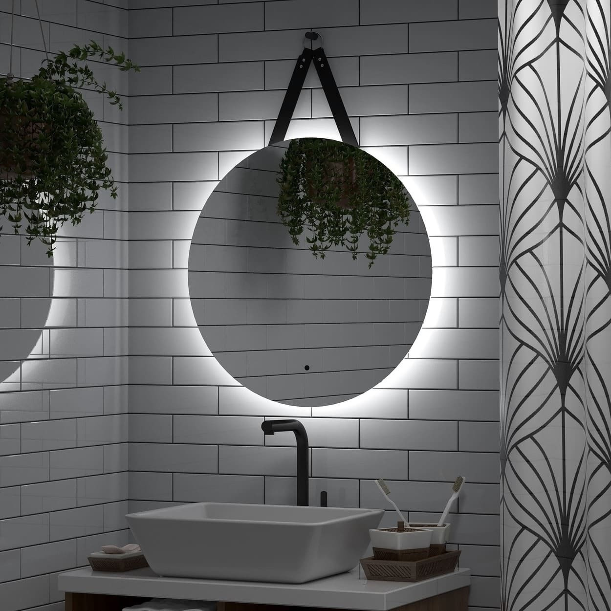 Зеркало для ванной Континент Best LED D645 (Россия) - фото2