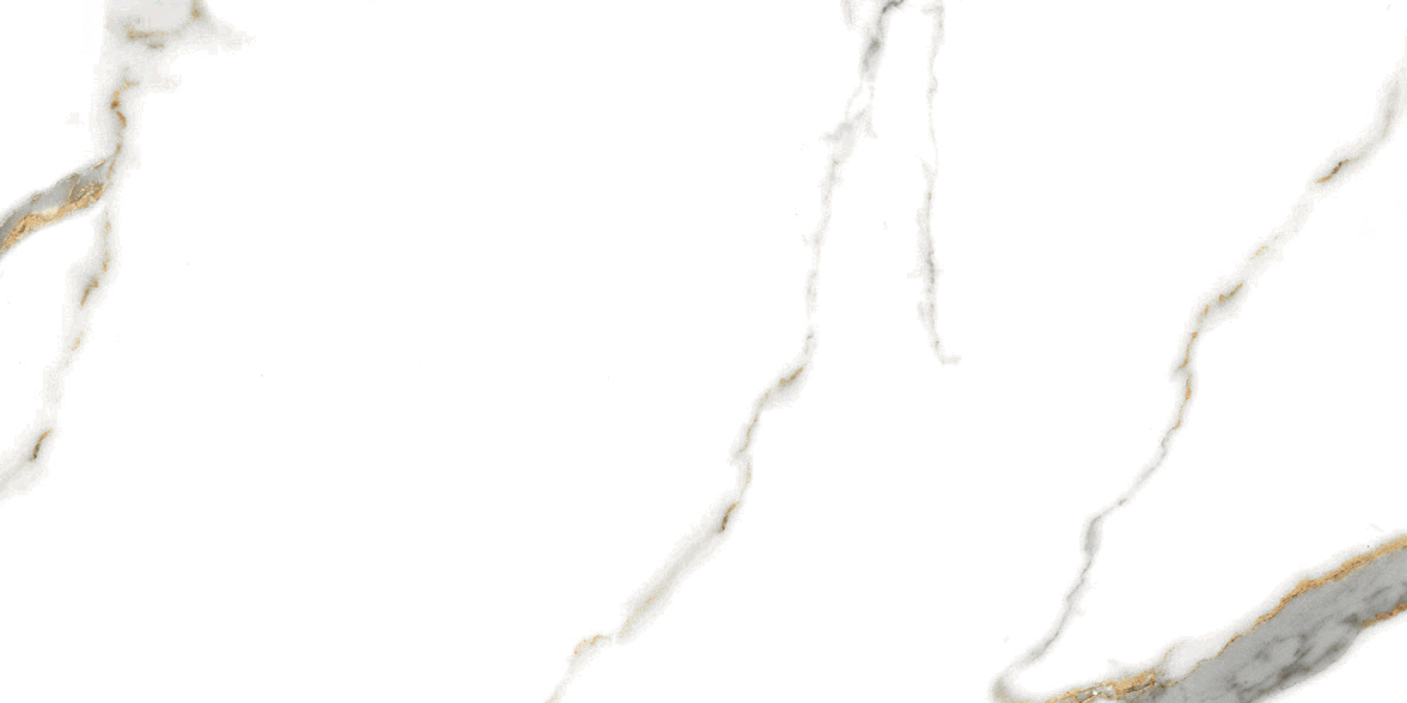 Golden White Statuario керамогранит полированный 60х120 - фото2