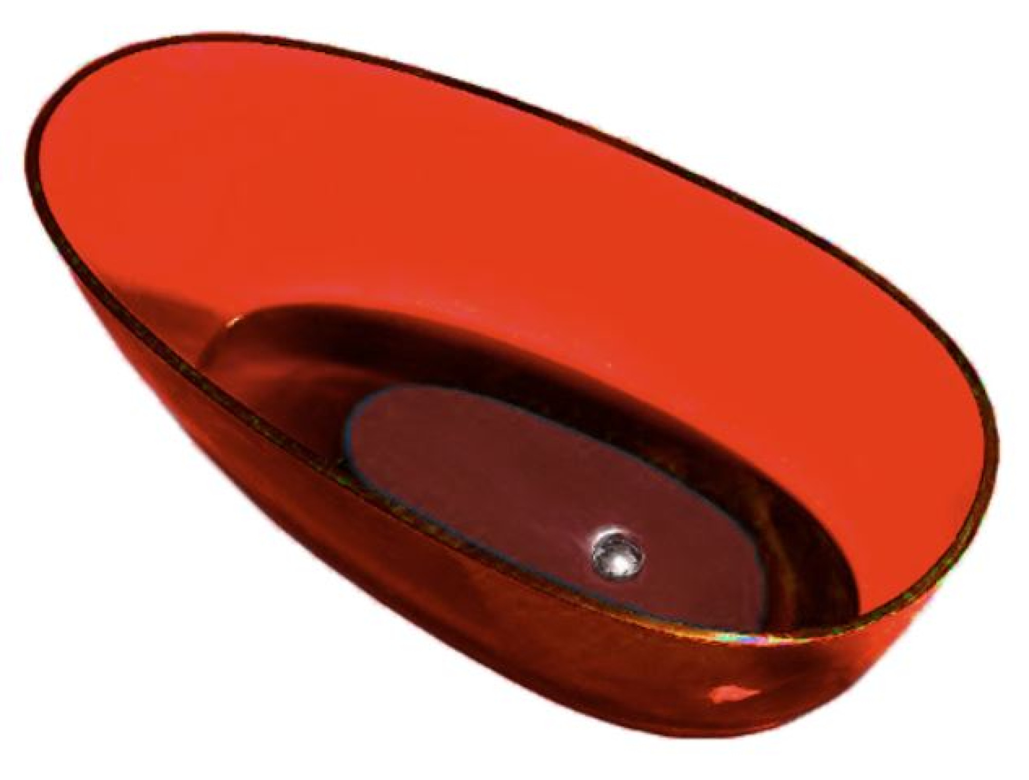 Ванна Knief Egg Shape Wine Red 0700-010-05 - фото