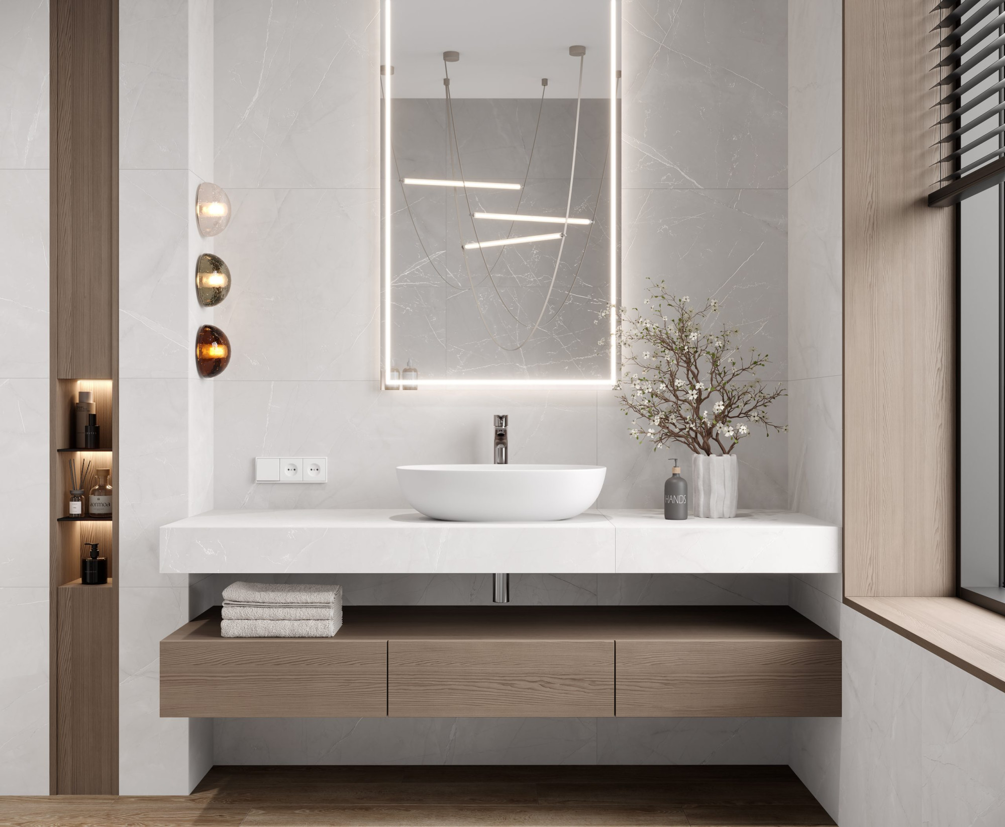 Timeless Pearl серый светлый 60х60 керамогранит матовый карвинг - фото10
