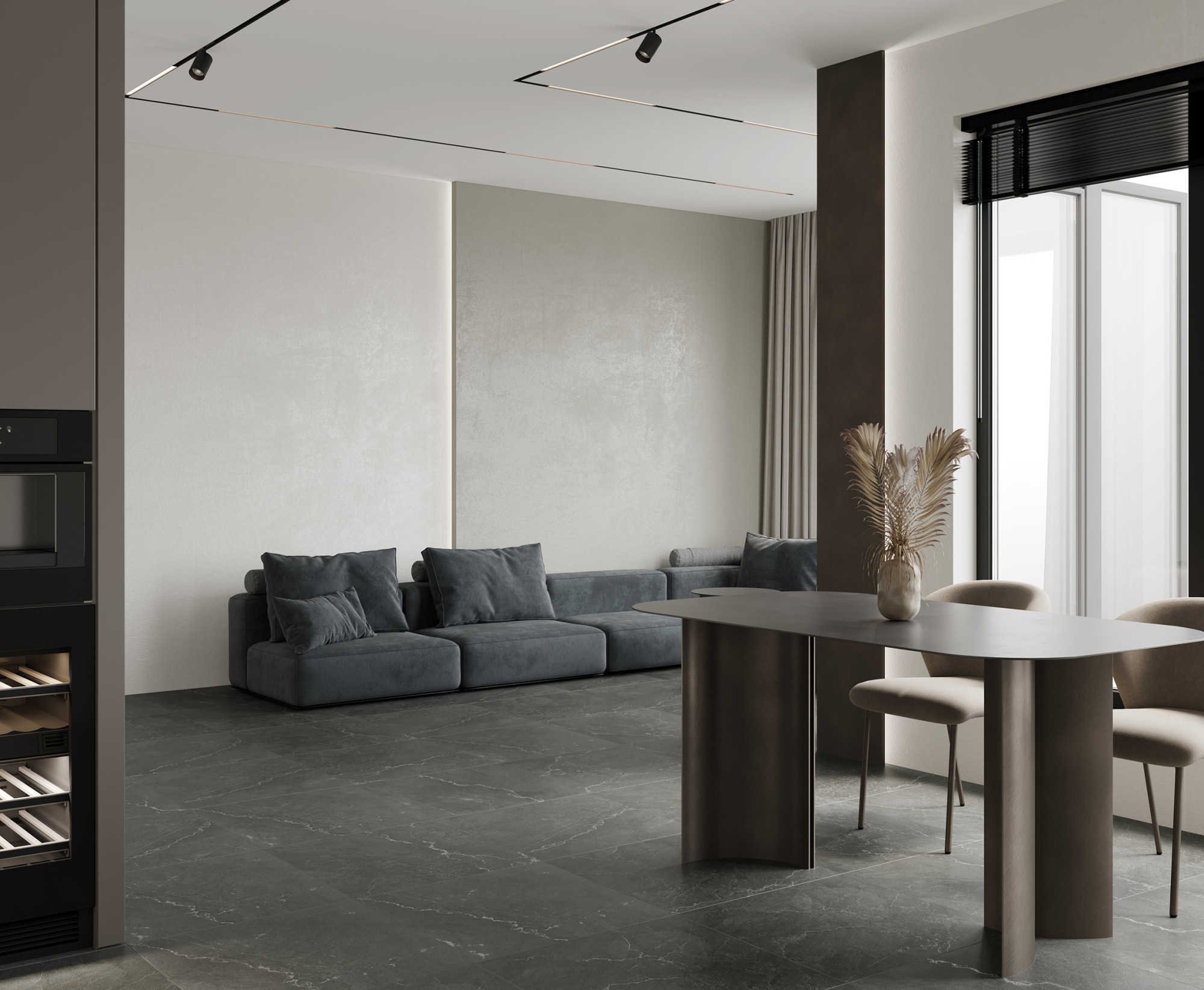 Leda Black керамогранит карвинг 60х120 - фото7