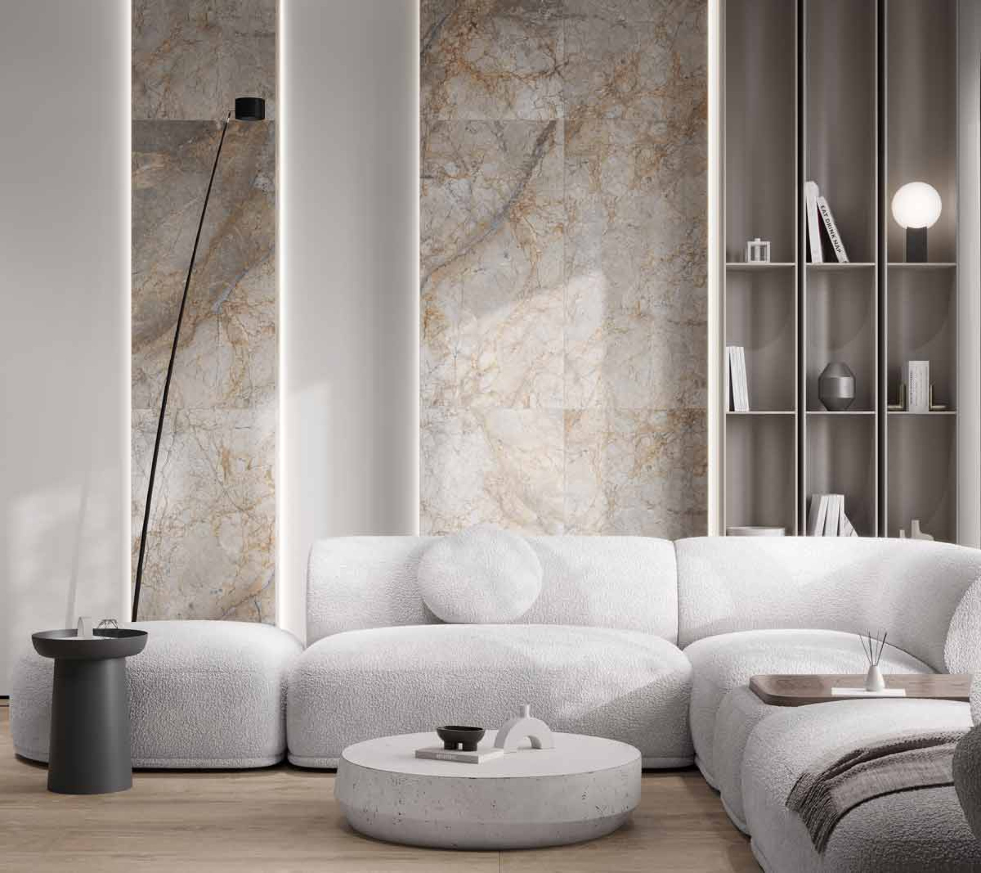 Champion Brown 60x120 керамический гранит карвинг лаппато - фото9