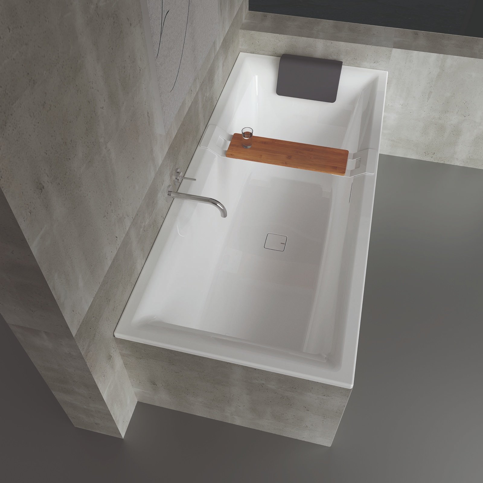 Ванна акриловая Riho Still Square 180x80 (Чехия) - фото2