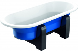 Отдельностоящая стальная ванна BLB Duo Comfort Oval Woodlinel 180x80 B80OWAZ1 (Португалия) - фото