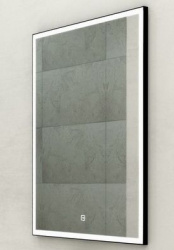 Зеркало Континент Frame Black LED 60x80 (Россия) - фото