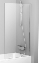 Шторка на ванну Ravak PVS1-80 хром/прозрачное 79840C00Z1 80x140 (Чехия) - фото