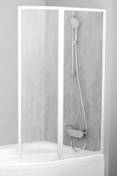 Шторка на ванну Ravak VSK2 ROSA 150 P правая белый/райн 76P8010041 (Чехия) - фото