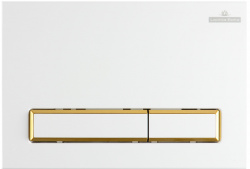 Кнопка смыва для инсталляции Lavinia Boho Relfix 38050802 белый / золотой глянец (Германия) - фото