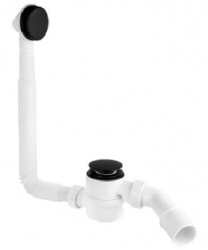 Сифон для ванны McAlpine HC2600CLMB черный (Великобритания) - фото