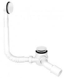 Сифон для ванны McAlpine HC2600CL-WH белый (Великобритания) - фото