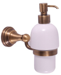Дозатор для жидкого мыла Rav-Slezak Morava Бронза MKA0303SM (Чехия) - фото