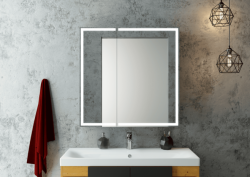 Зеркало-шкаф Mirror Box LED 800*800 - фото