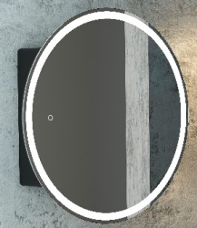 Зеркало-шкаф для ванной Континент Torneo LED  d600 - фото