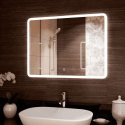 Зеркало для ванной Континент Demure LED 90x70 (Россия) - фото