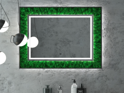 Зеркало для ванной Континент Forest LED 1000х800 (Россия) - фото