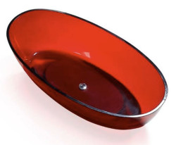 Ванна Knief Oval Shape Wine Red 0700-050-05 - фото