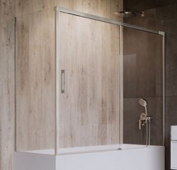 Шторка на ванну Radaway Idea PN DWJ+S 140x150 правая прозрачное стекло (Польша) - фото