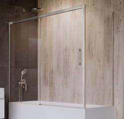 Шторка на ванну Radaway Idea PN DWJ+S 170x150 левая прозрачное стекло (Польша) - фото