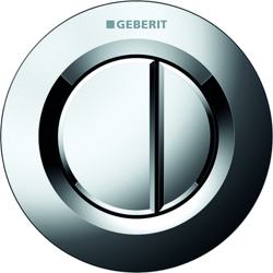 Кнопка смыва для инсталляции Geberit тип 01 пластик хром 116.042.21.1 (Швейцария) - фото