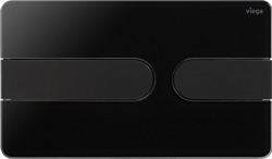 Кнопка смыва для инсталляции Viega Prevista Visign for Style 23 акриловый черный насыщенный/пластик глубокий черный матовый 773199 Модель 8613.1 (Германия) - фото